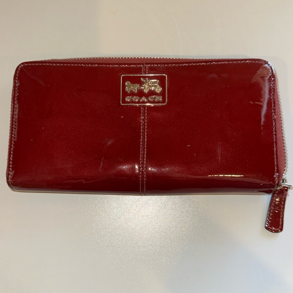 Coach maroon wallet